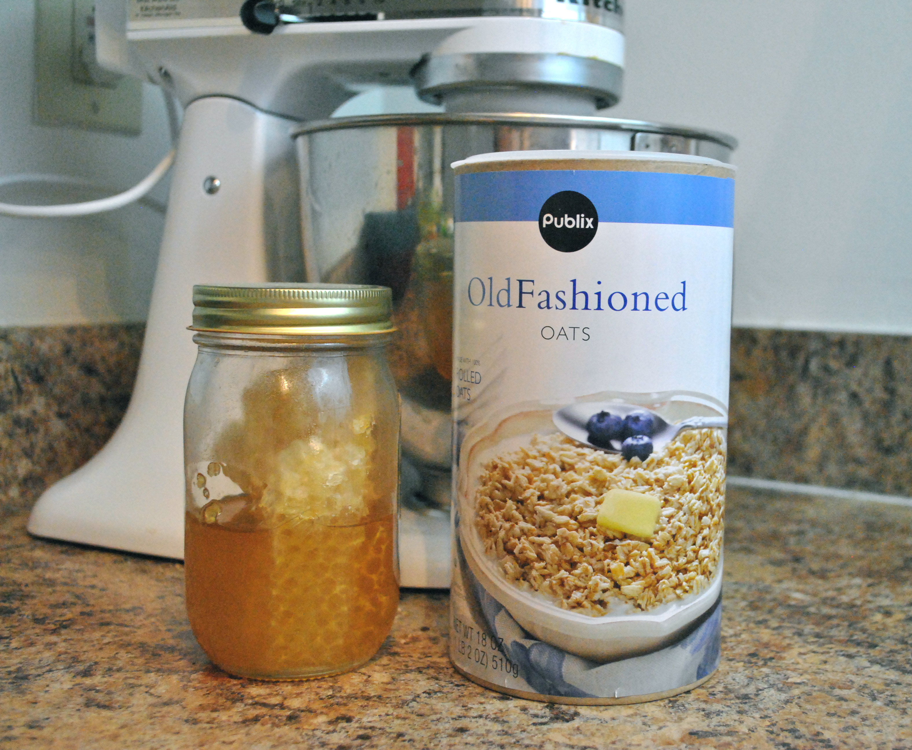 Oatmeal and local honey