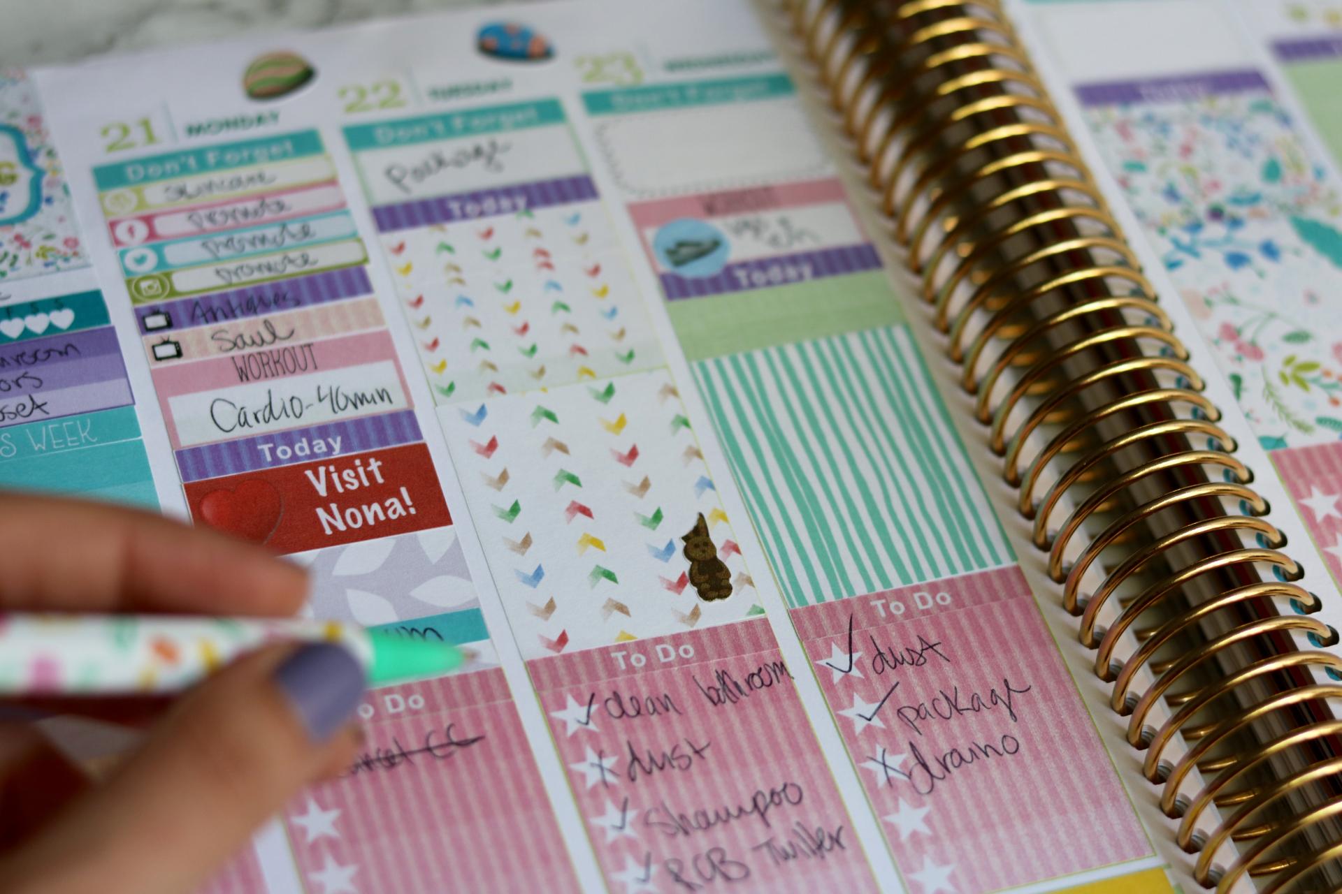 Tour my Erin Condren Life Planner! | KatieActually.com