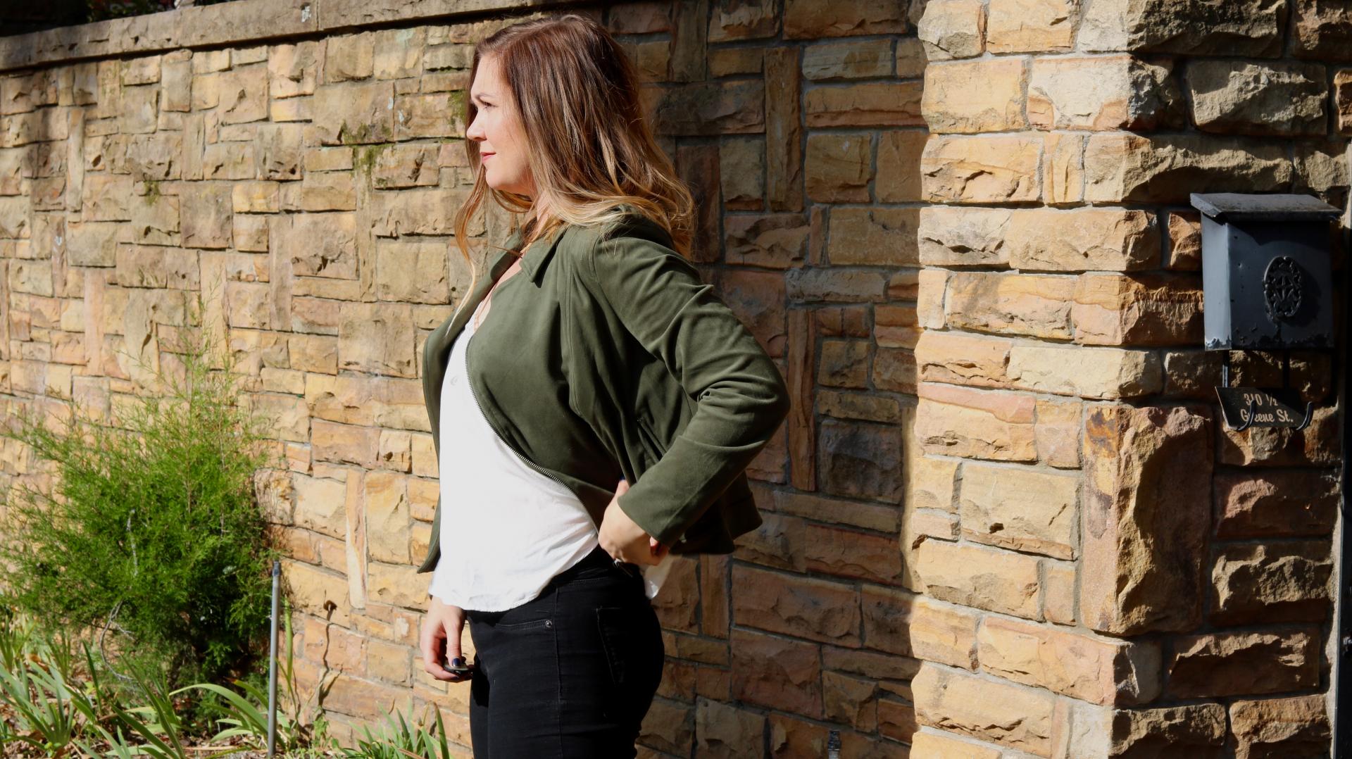 A Jacket of the Suede Persuasion | Katie Actually | suede jacket