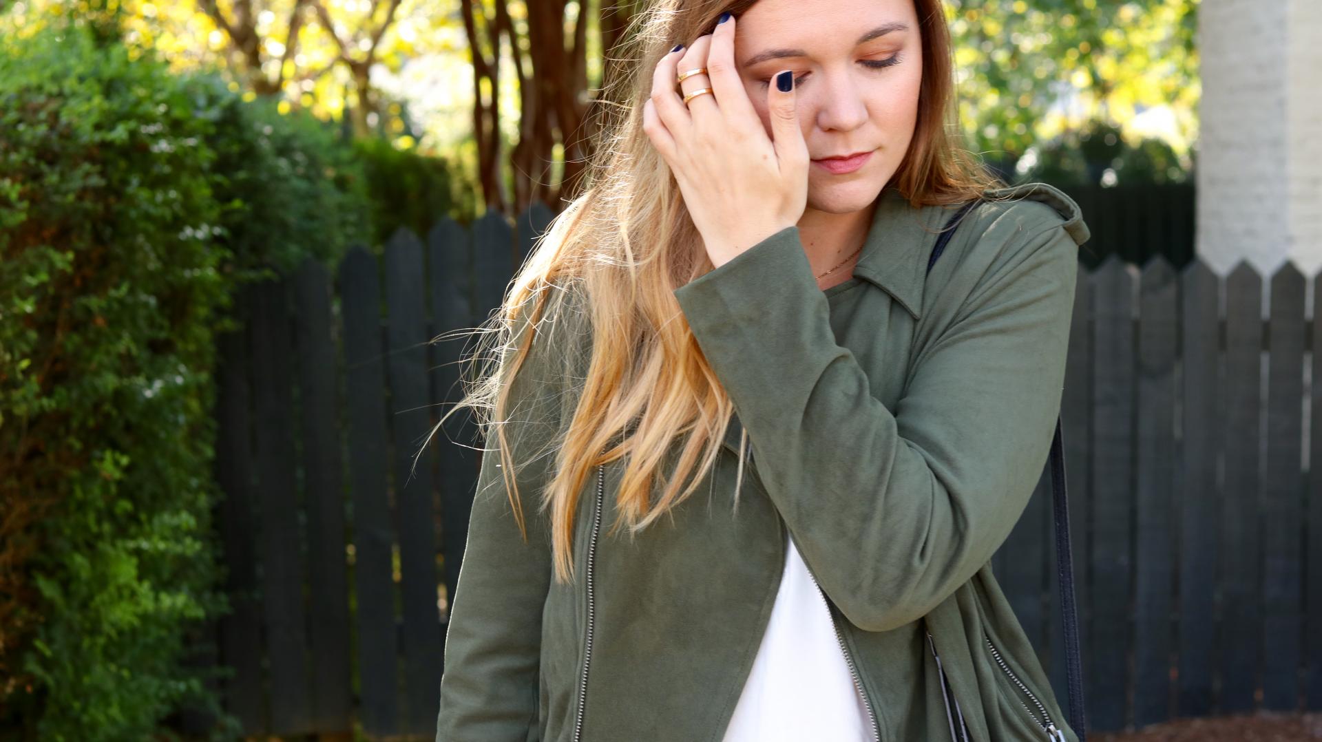 A Jacket of the Suede Persuasion | Katie Actually | suede jacket