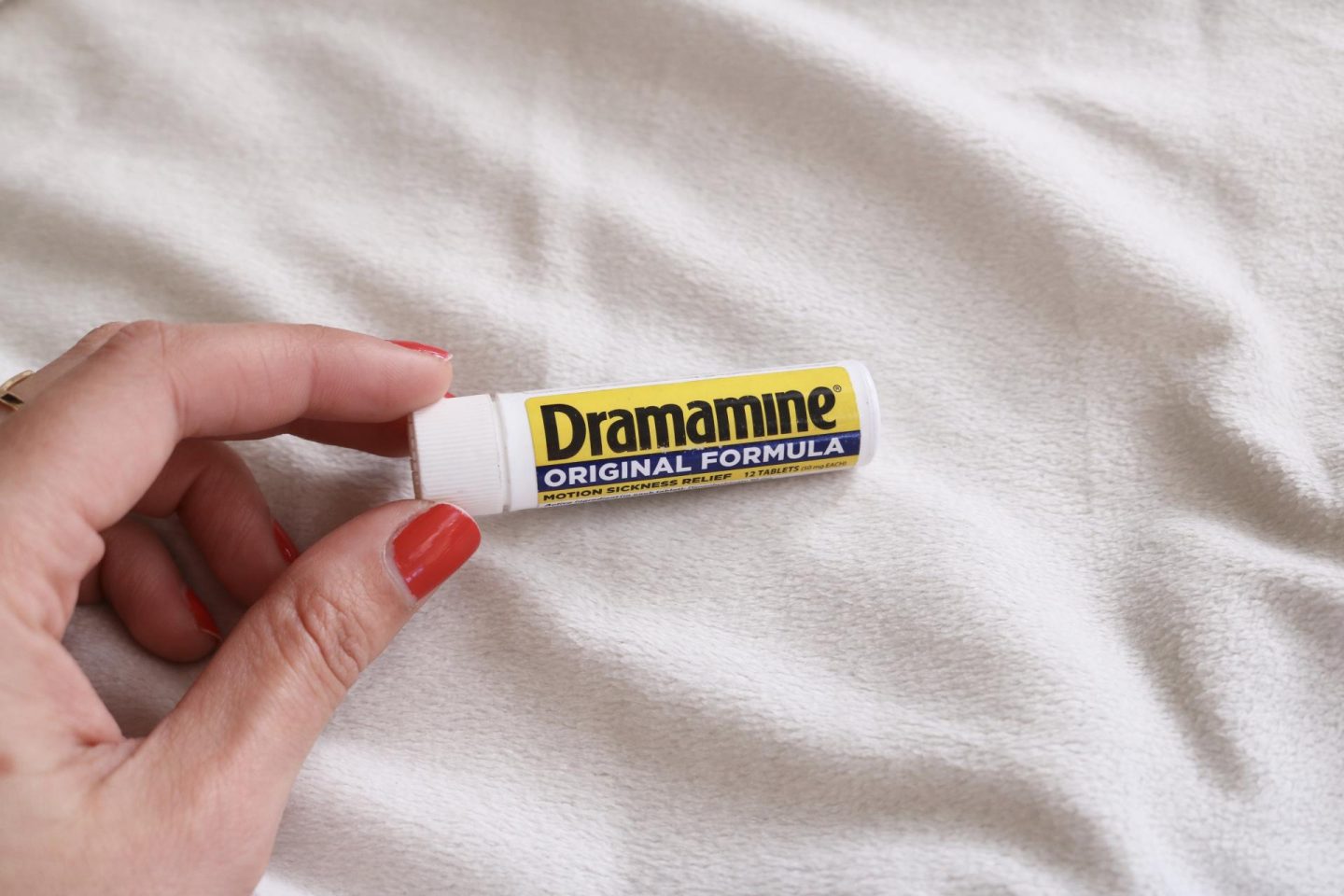 Dramamine tube