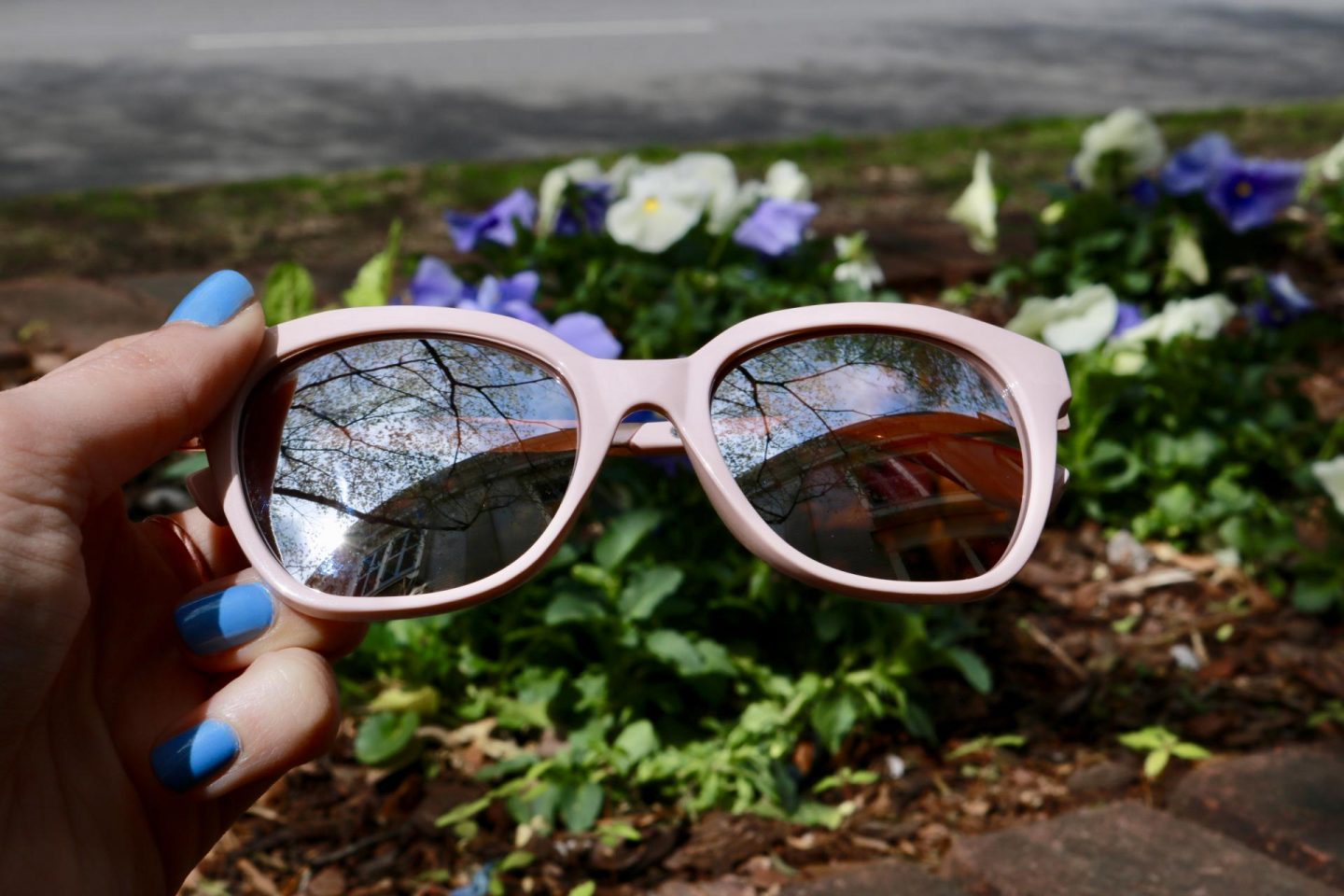 Blush sunglasses