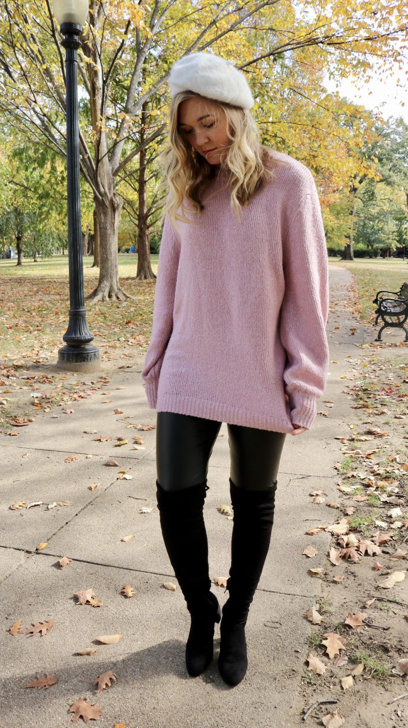 One Easy Way to Style Over-the-Knee Boots | Katie Actually