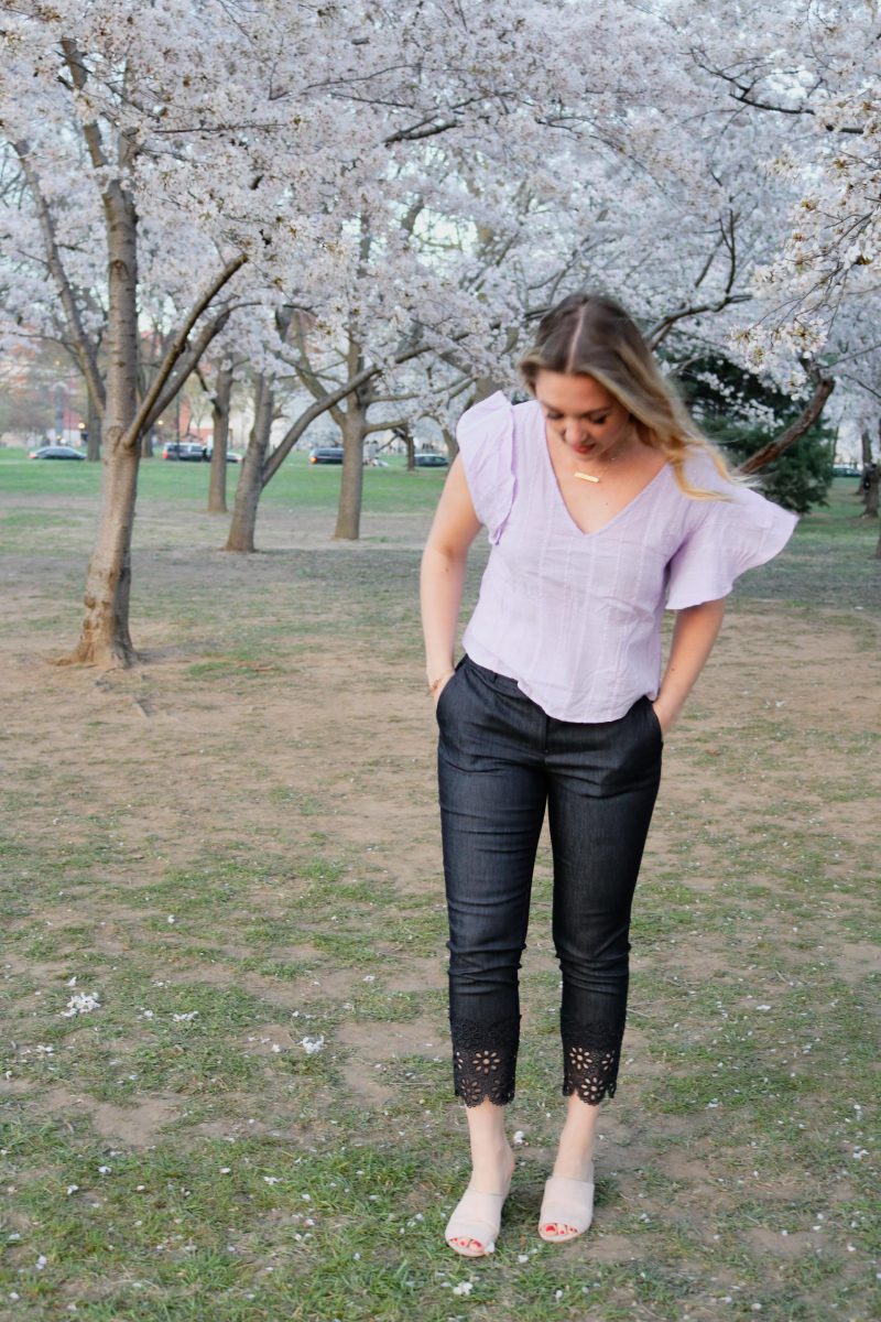 Lilac and Lace for Spring | Katie Actually