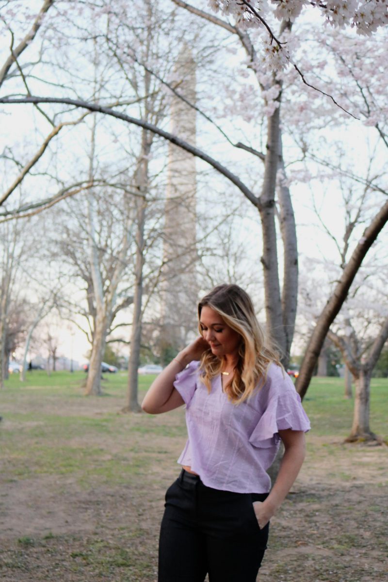 Lilac and Lace for Spring | Katie Actually