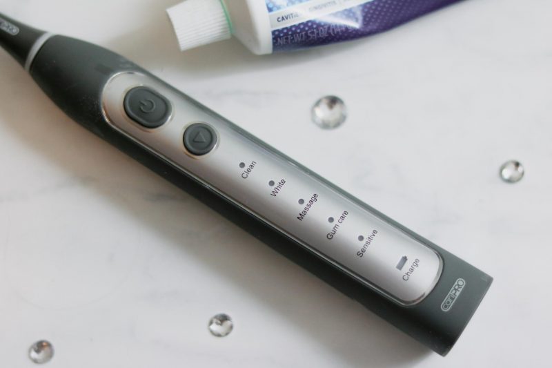 Buzzing about the cariPRO Toothbrush from Smile Brilliant | Katie Actually