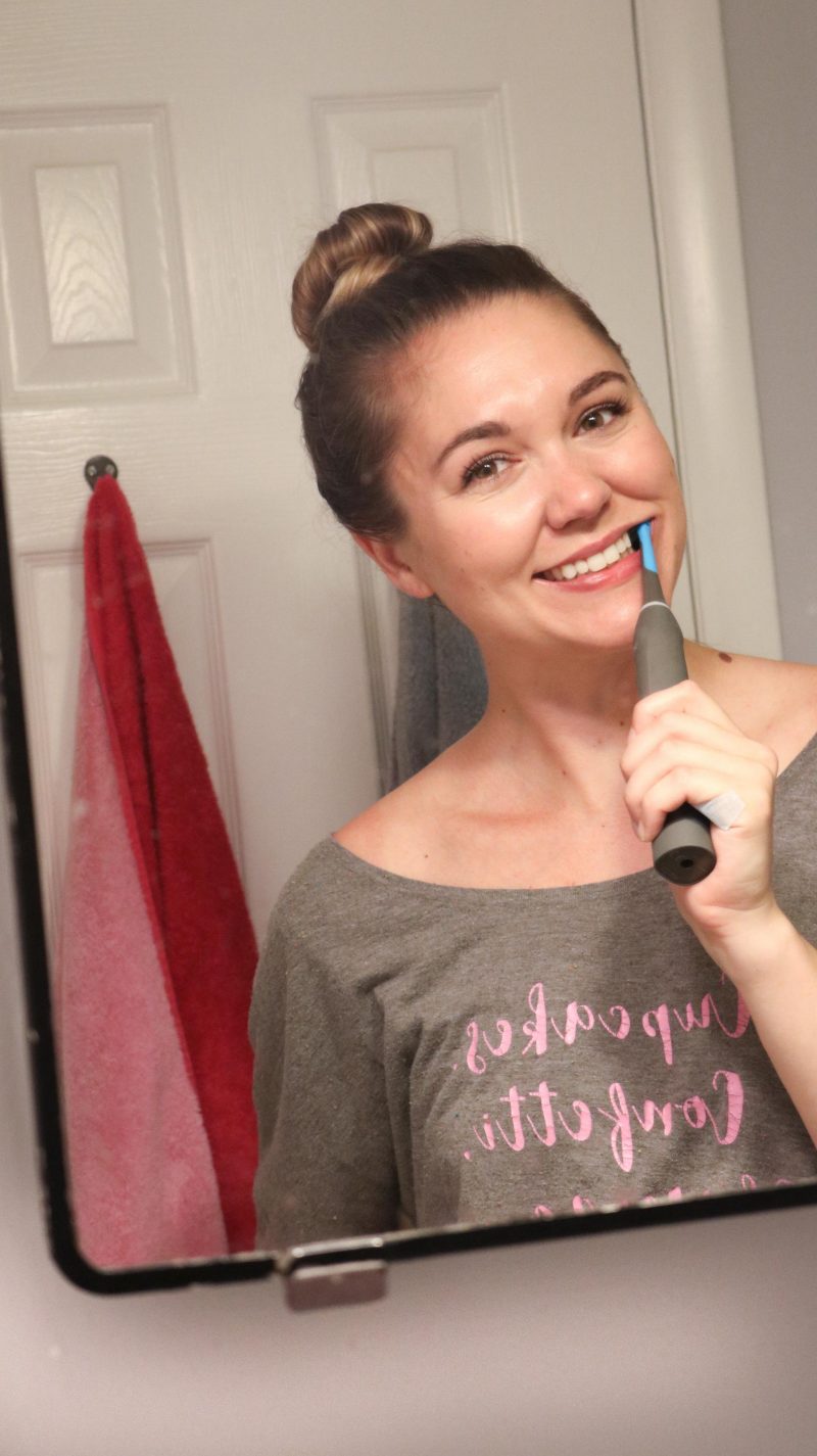 Buzzing about the cariPRO Toothbrush from Smile Brilliant | Katie Actually