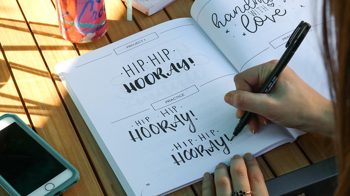 Trying Something New: Hand Lettering | Katie Actually