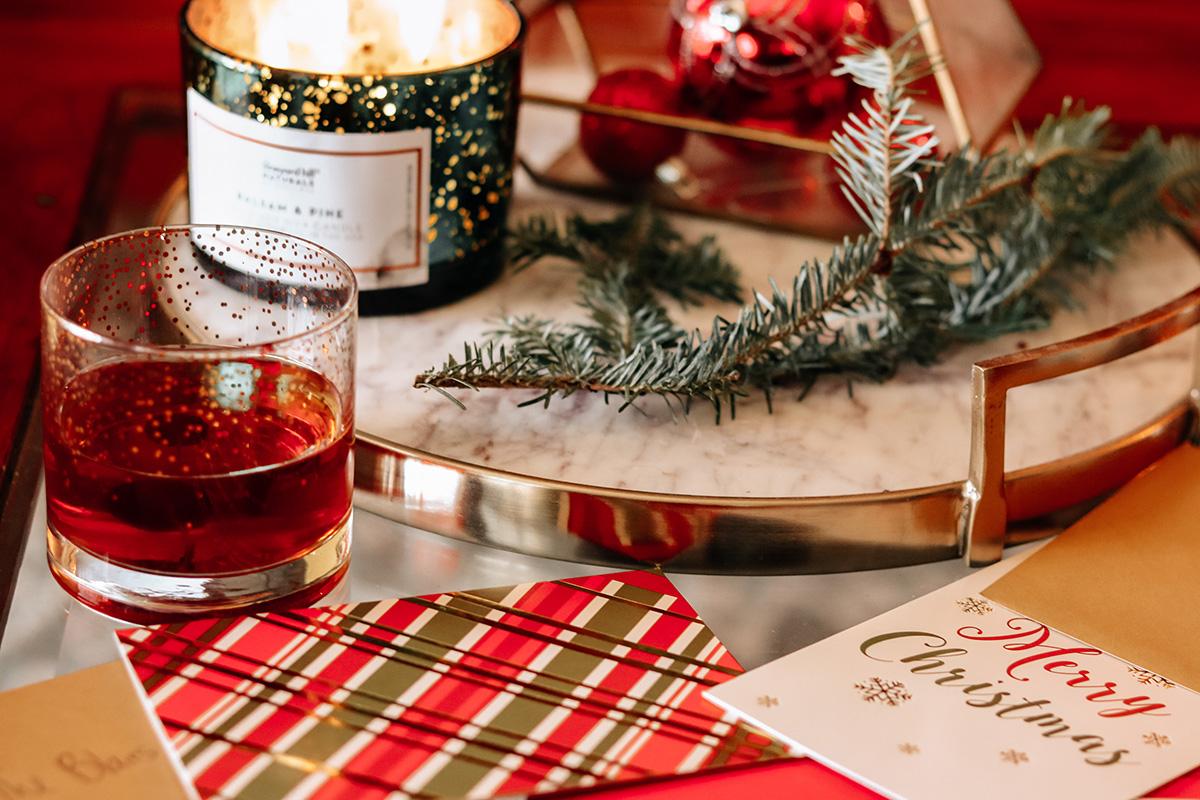 Maple Manhattan and Christmas Cards | Katie Actually