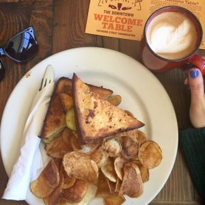 Katie Actually - What I Packed for the Biltmore-Grilled cheese at The Rhu