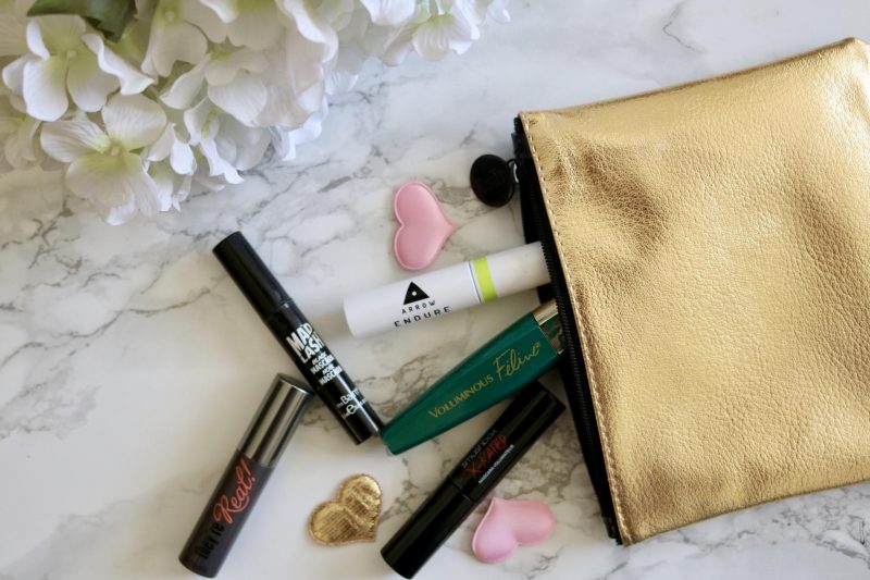 Mascaras in a bag