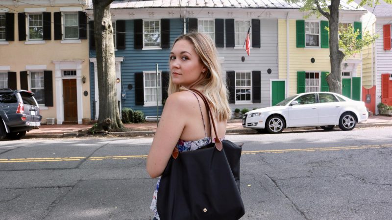 What's In My Work Bag: Longchamp Le Pliage | Katie Actually