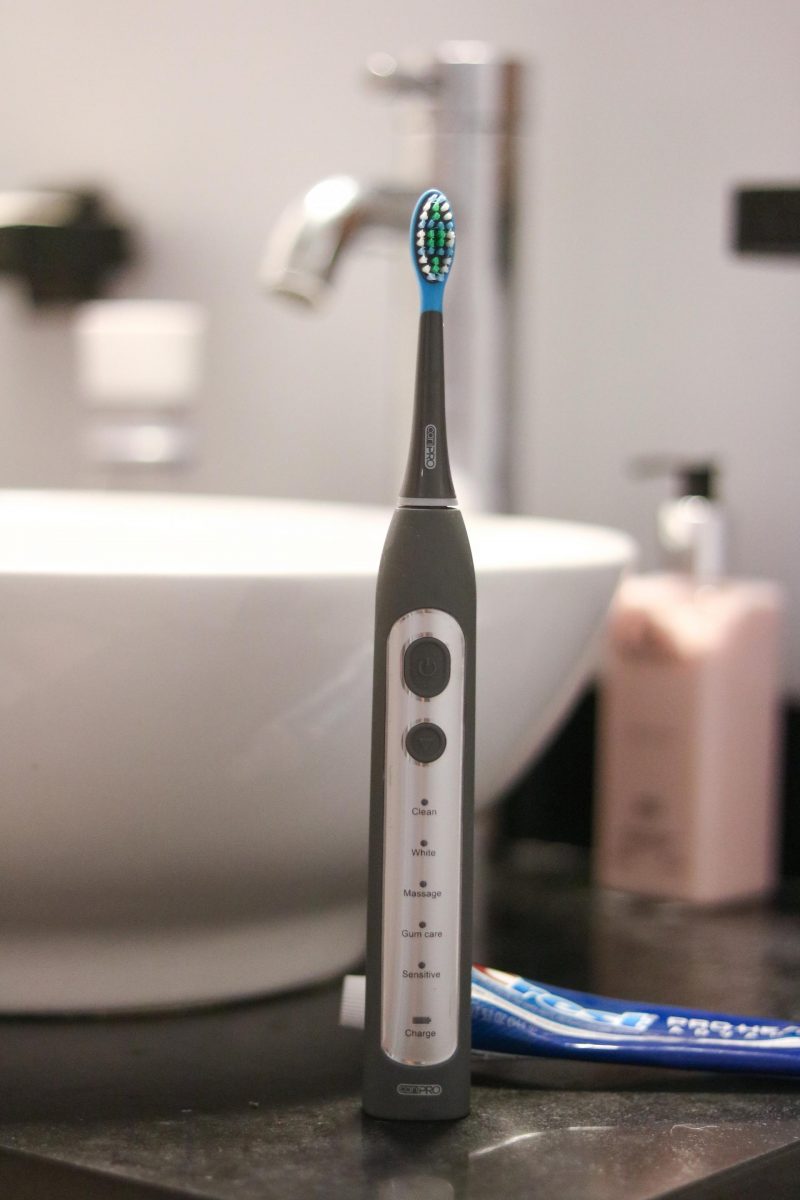 Buzzing about the cariPRO Toothbrush from Smile Brilliant | Katie Actually