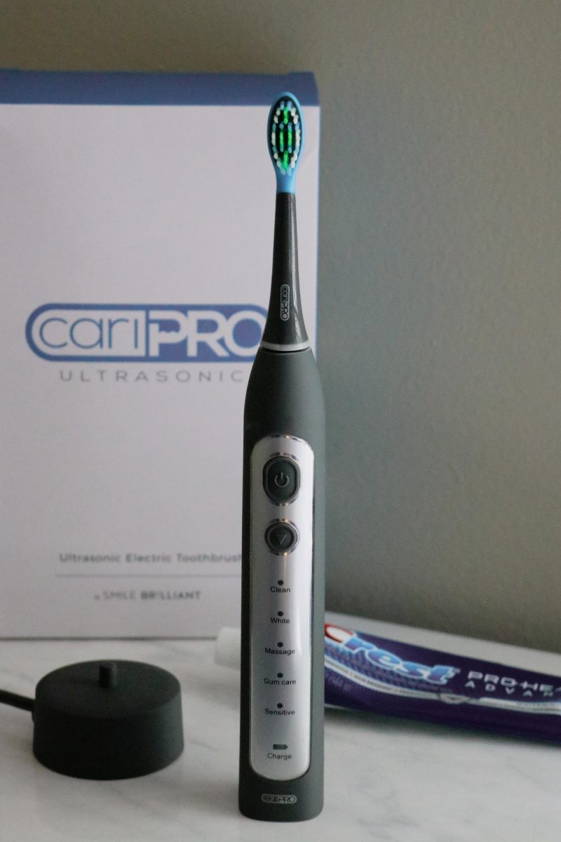 Buzzing about the cariPRO Toothbrush from Smile Brilliant | Katie Actually